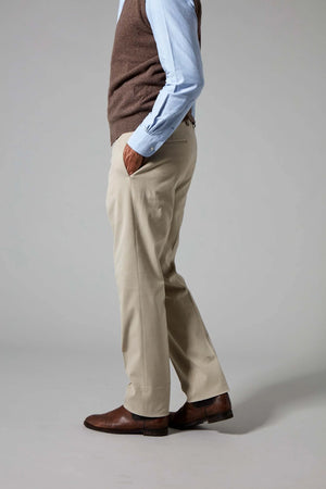 Panther Beige Cotton Trousers