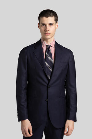Intrepid Twill Navy Suit Front