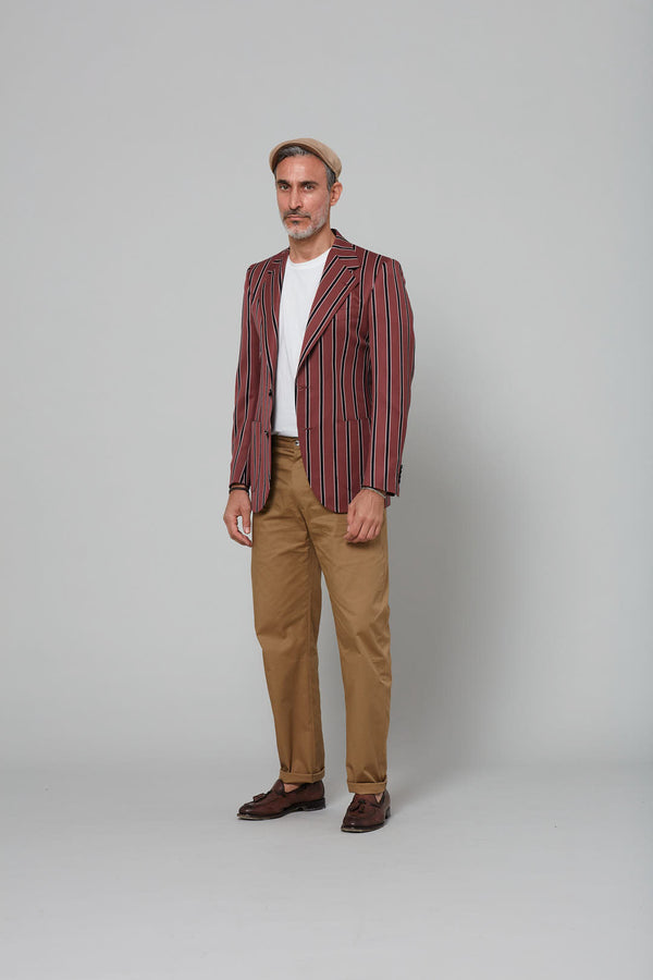 Burgundy blazer hot sale khaki pants