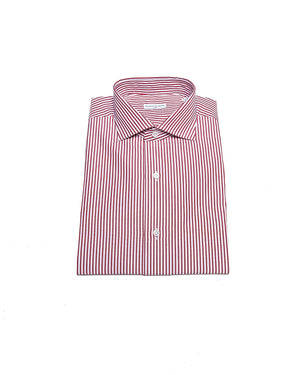 Front of P4 Red Striped Shirt