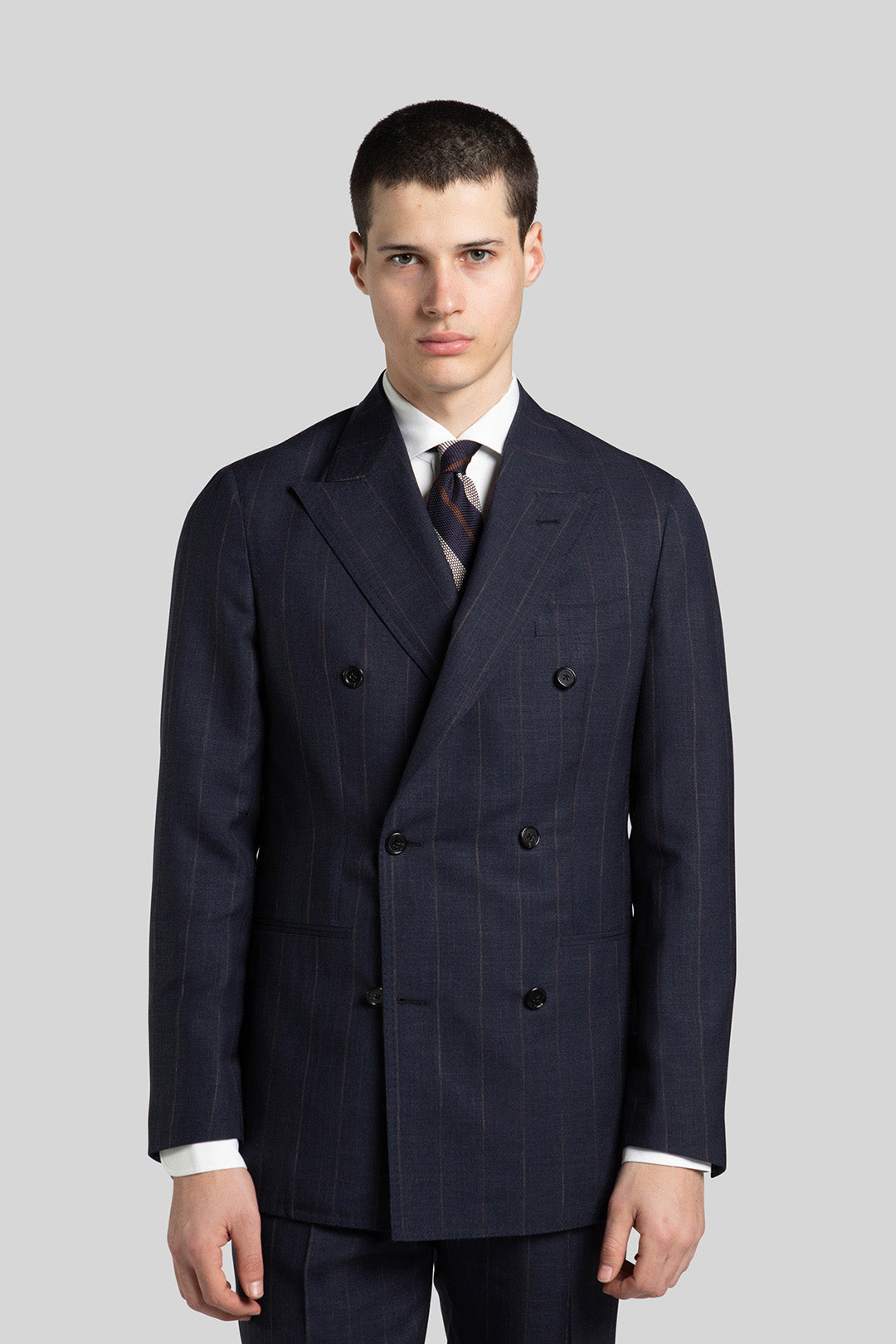 Intrepid Blue Navy Mohair Suit - Eduardo De Simone - Eduardo de Simone